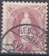 Suisse 1882-1904 N° 77 Helvetia Debout (J18) - Oblitérés