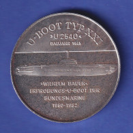 Medaille Seestadt Bremerhaven: Elefant Und U-Boot Typ XXI U2540 Wilhelm Bauer - Andere & Zonder Classificatie