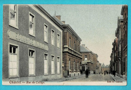 * Chatelet (Hainaut - La Wallonie) * (Edit G. Leroux - Couleur) Rue Du College, école De Musique, Animée, TOP - Chatelet