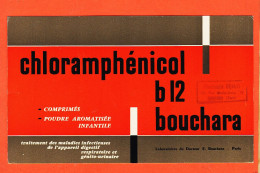 06153 / CHLORAMPHENICOL B-12 Laboratoire Docteur BOUCHARA Tampon Pharmacie BENOIT 15 Rue Emile ZOLA Castres Buvard - Chemist's