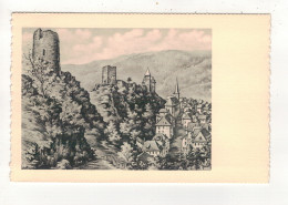 ESCH-SUR-SURE - Le Château. (d'après Le Dessin Original De Géo FOSTY). - Esch-Sauer