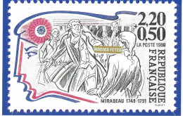 Musée De La Poste - Représentation Timbre - MIRABEAU 1749:1791 - Timbres (représentations)