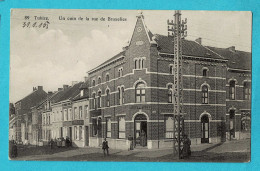 * Tubeke - Tubize (Waals Brabant Wallon) * (Imprimerie N. Philippart Pierlot, Nr 89) Coin Rue De Bruxelles, Hotel Rogi - Tubeke