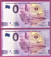 0-Euro XEGN 2021-2 MARINE-EHRENMAL LABOE TECHNISCHES MUSEUM U 995 Set NORMAL+ANNIVERSARY - Private Proofs / Unofficial