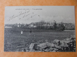Delcampe - 17 AULNAY De SAINTONGE : VUE GENERALE , Animée , CPA En Bon état - Aulnay