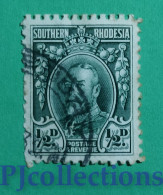 S770- SOUTHERN RHODESIA 1931 KING GEORGE V 1/2d USATO - USED - Southern Rhodesia (...-1964)