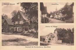 Drachenbronn Birlenbach * CPA Souvenir Du Village 3 Vues * Epicerie SCHMITT , Gran'rue Et Entrée Du Village - Otros & Sin Clasificación