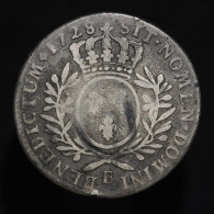 France, Louis XV, 1/2 Ecu, 1728, B - Rouen, Argent (Silver), TB (F), KM#, G.313 - 1715-1774 Louis XV Le Bien-Aimé