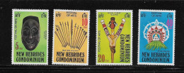 NOUVELLES HEBRIDES  ( DIV - 261 )  1978   N° YVERT ET TELLIER  N°  563/566     N** - Ungebraucht