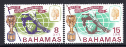 Bahamas 1966 Football World Cup Set VLHM (SG 288-289) - 1963-1973 Autonomie Interne