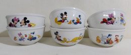 71288 Lotto 6 Tazze In Ceramica Disney - Paperino Paperina Topolino Minni - Cups