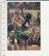 Image Basketball Championnat De France 1976 Alain Gilles Match Villeurbanne-Tours Publicité Gimm 169/5 - Autres & Non Classés