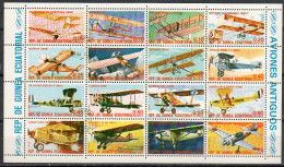 EQUATORIAL GUINEA : Michel 1598-M1600 (0) - Airplanes - Avions - Vliegtuigen -1979 - Guinée Equatoriale