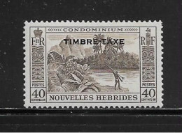 NOUVELLES HEBRIDES  ( DIV - 274 )  1957   N° YVERT ET TELLIER  N°  39     N* - Timbres-taxe