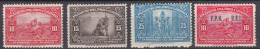 Yugoslavia Kingdom 1921 Mi#159-161 Plus Stamp 159 With Overprint, Mint Hinged - Unused Stamps