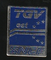 77416- Pin's.TGV Est.SNCF.transport. - TGV