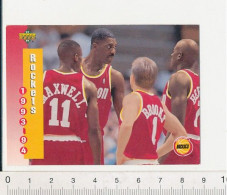 Image Basketball NBA Upper-Deck Trading Card 1993-94 Houston Rockets Maxwell Brooks Basket USA 169/5 - Autres & Non Classés
