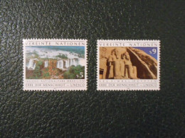 NATIONS-UNIES VIENNE YT137/138 TRESORS DU PATRIMOINE MONDIAL** - Unused Stamps