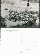 Briançon Seilbahn Mit Gondel Im Hintergrund Ein Dorf Im Schnee 1959 - Briancon