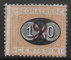 Italia Italy 1890 Regno Segnatasse Mascherine C10 Su C2 Sa N.S17 Nuovo SG - Postage Due