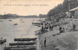 Asnières Sur Seine       92         Bords De Seine. Un Jour De Régates  (voir Scan) - Asnieres Sur Seine