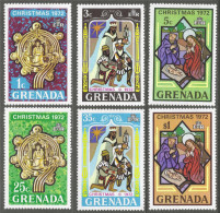 Grenada. 1972 Christmas. MH Complete Set Excl M/S. SG 541-546 - Grenada (...-1974)