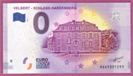 0-Euro XEGT 2019-1 VELBERT - SCHLOSS HARDENBERG - Private Proofs / Unofficial
