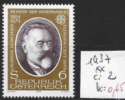 AUTRICHE 1437 ** Côte 2 € - 1979