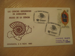 GRANADA 1983 XXV Aniv. Ciencias Geologicas Museo De La Ciencia Science Museum Cancel Cover SPAIN Geology Geologie - Altri & Non Classificati