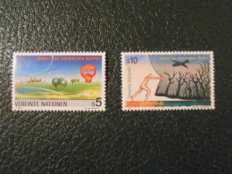 NATIONS-UNIES VIENNE YT127/128 INTERDICTION DES ARMES CHIMIQUES** - Unused Stamps