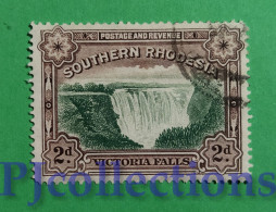 S774- SOUTHERN RHODESIA 1935 VICTORIA FALLS 2d USATO - USED - Southern Rhodesia (...-1964)