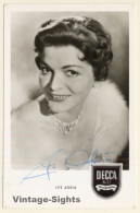 Lys Assia Autogrammkarte / Autograph (Vintage Signed RPPC ~1950s) - Autres & Non Classés