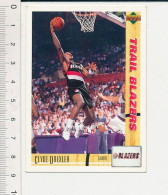 Image Basketball NBA Upper-Deck Trading Card Clyde Drexler Trail Blazers Basket USA 169/5 - Autres & Non Classés