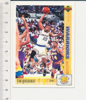 Image Basketball NBA Upper-Deck Trading Card Tim Hardaway Golden State Warriors Basket USA 169/5 - Other & Unclassified
