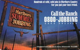 GERMANY - PREPAID - PERFECT CALL - MARLBORO SUMMER JOBBING CALL THE RANCH - CIGARETTE - Cellulari, Carte Prepagate E Ricariche