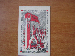 PARTI COMMUNISTE COMMUNISME RUSSIE SOVIETIQUE LIBERATION PEUPLES COLONIAUX 1er MAI CGTU SYNDICATS SYNDIQUE POLITIQUE - Partiti Politici & Elezioni