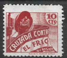 CCF22-LM42TBE.Spain.Espagne .BENEFICENCIA.CRUZADA CONTRA EL FRIO.1936.(Galvez 22**) SIN OMA .MUY BONITOS.RAROS - Beneficiencia (Sellos De)