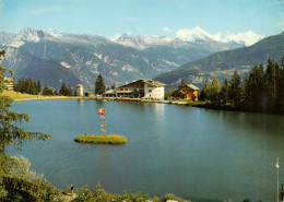 CPM- Suisse- CRANS-MONTANA _ Lac Grenon Et Vue Sur Le Weisshorn - Ann.70- TàD. Crans-sur-Sierre **2 Scans - Crans