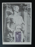 Carte Maximum Card Mercure Mercury Mythologie Sculpture Luxembourg 1980 - Cartes Maximum