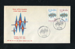 "TUERKEI" 1972, Mi. 2253/2254 FDC (2538) - FDC