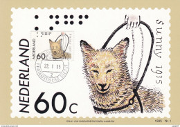 Netherlands Pays Bas Maximum Card 22.01.1985 KNGF Hond Service Dog - Cartes-Maximum (CM)