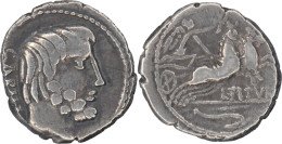 ROME - REPUBLIQUE - Denier - L. Titurius Sabinus - Bige - RRC.344/3 - 17-039 - Röm. Republik (-280 / -27)