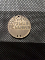 Médaille - Suisse - 1949 Xèmes Jeux De Genève - Max Burgi Fondateur - Sonstige & Ohne Zuordnung