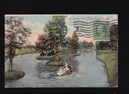 New Orleans - Lake Scene - City Park - Postkaart - New Orleans