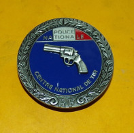 POLICE NATIONALE , CENTRE NATIONAL DE TIR ,REPUBLIQUE FRANCAISE , ECHELON ARGENT , FABRICANT BOUSSEMART BY PROMODIS 201 - Policia