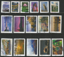 USA 2016 National Parks Centennial - SC.# 5080 A/P - Cpl 16v Set In VFU Condition - Used Stamps