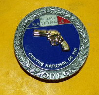 POLICE NATIONALE , CENTRE NATIONAL DE TIR ,REPUBLIQUE FRANCAISE , ECHELON OR , FABRICANT BOUSSEMART BY PROMODIS 2018 - Police