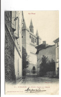 CPA   DPT 81 ST SULPICE LA POINTE , FACADE DE L EGLISE En 1906! - Saint Sulpice