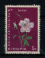 Ethiopie - "Fleurs éthiopiennes : Rosa Abyssina" - Oblitéré N° 440 De 1965 - Ethiopie