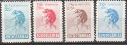 Yugoslavia Kingdom, Charity For Children 1936 Mi#322-326 Mint Hinged - Neufs